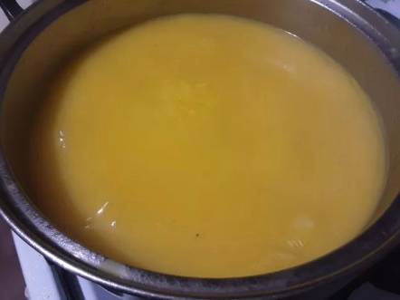 Суп из тыквы на мясном бульоне