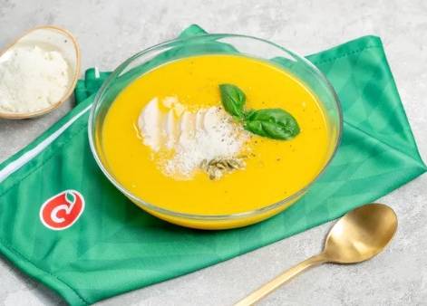 Суп из тыквы с курицей и картофелем