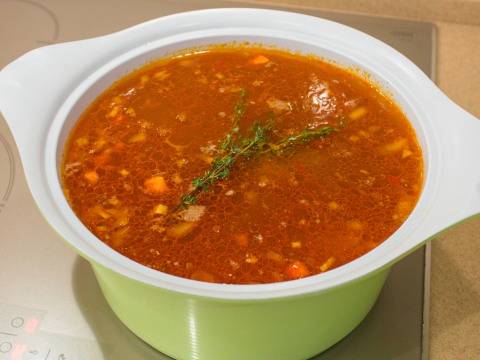 Суп с бараниной и нутом