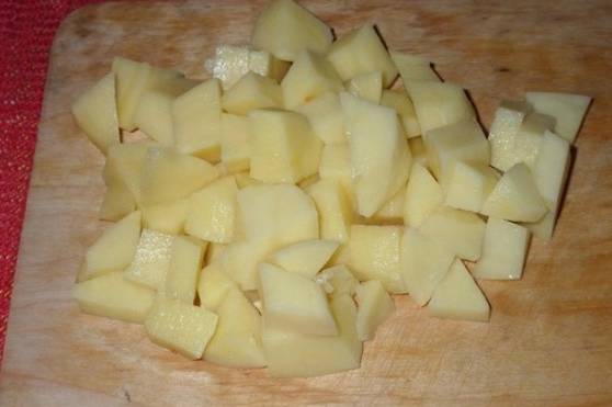 Суп-пюре из тыквы с курицей и картошкой