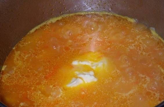 Суп-пюре из тыквы с курицей и картошкой