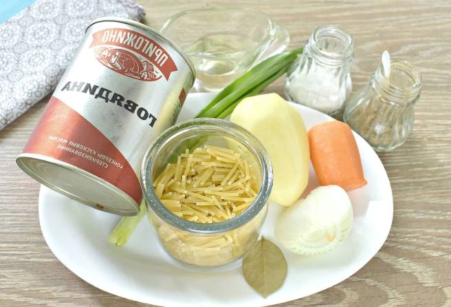 Суп с картошкой и тушенкой