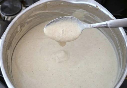 Суп-пюре с шампиньонами, картофелем и сливками