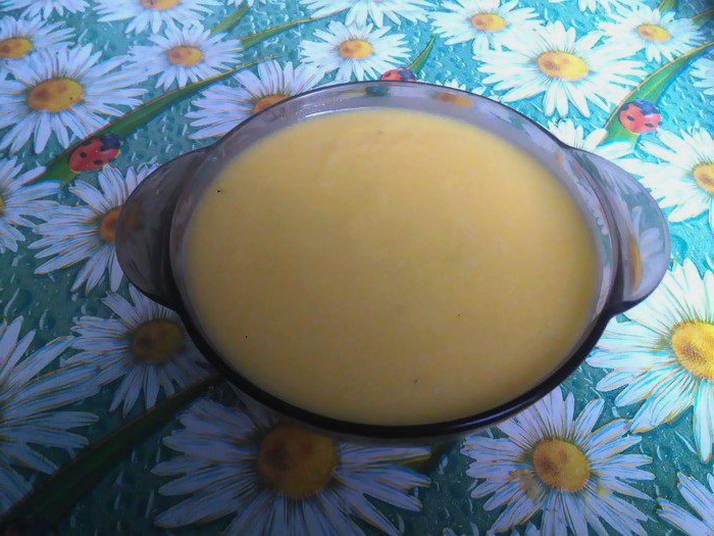 Суп с тыквой, курицей и картофелем