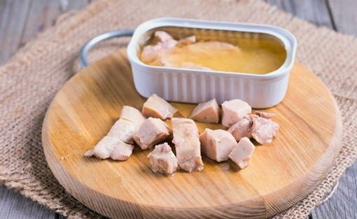 ПП салат с печенью трески