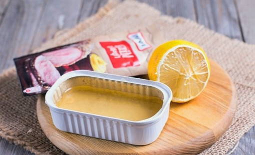 ПП салат с печенью трески