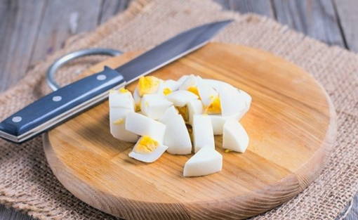 ПП салат с печенью трески