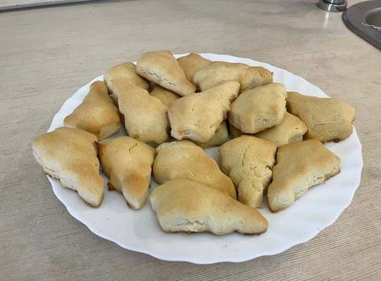Печенье из миндального жмыха