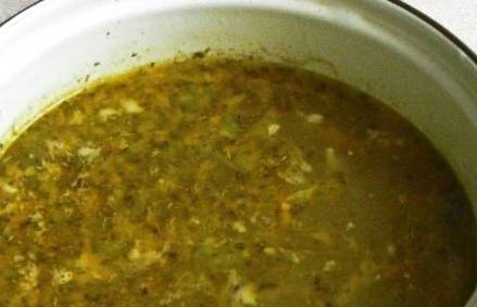 Куриный суп с перловкой и картошкой