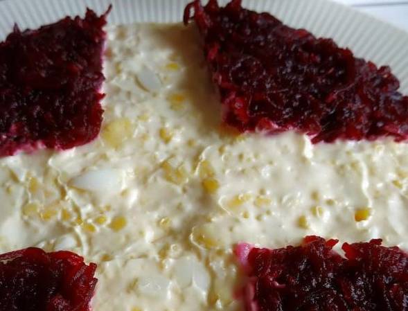 Салат «Генеральский» с редькой и говядиной