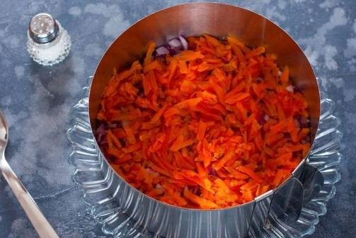Салат «Генеральский» с копченой курицей
