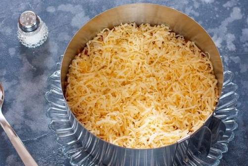 Салат «Генеральский» с копченой курицей