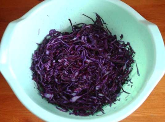 Овощной салат с кунжутным маслом