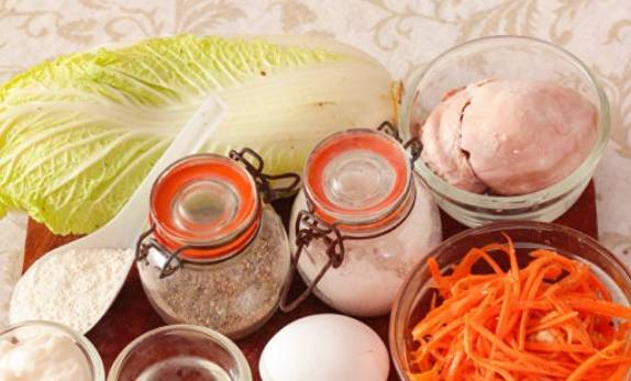 Салат «Анастасия» с корейской морковкой и пекинской капустой