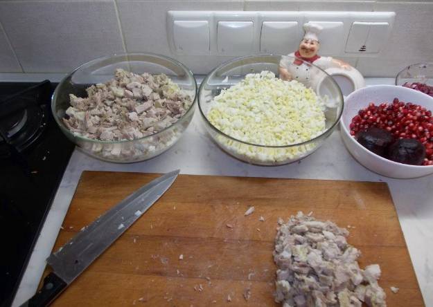 Салат «Баку» с говядиной