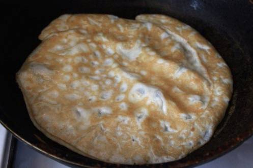 Салат «Анастасия» с корейской морковкой и яичными блинчиками Салат «Анастасия» с корейской морковкой и яичными блинчиками