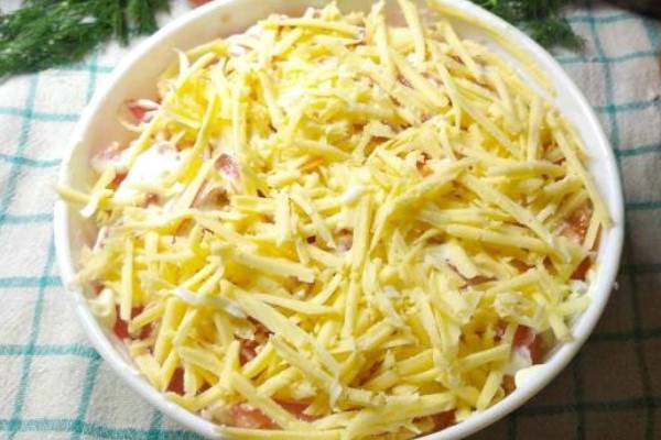 Салат «Афина» с креветками