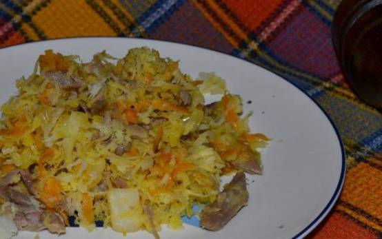 Салат «Архиерейский» с редькой и говядиной