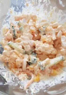 Салат «Бриз» с кальмарами