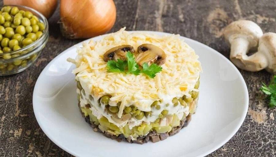 Салат «Боярский» с говядиной