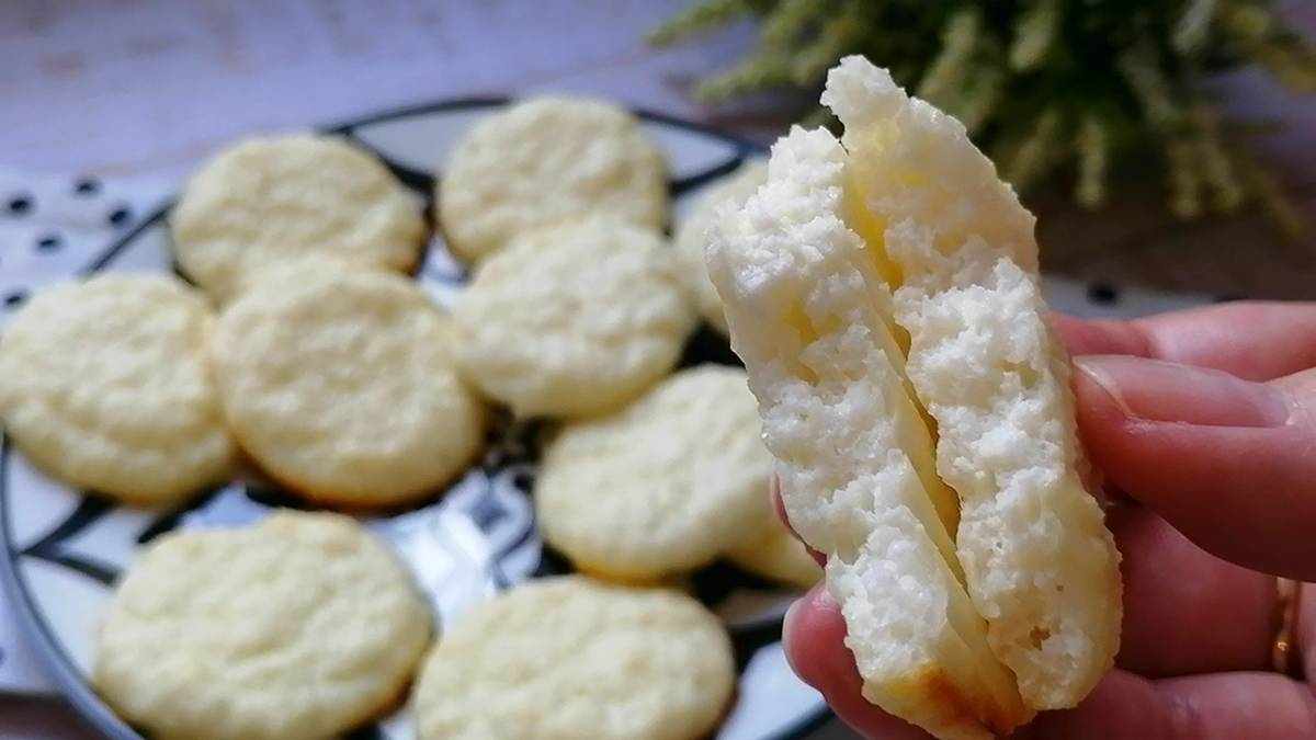 Творожное печенье без масла