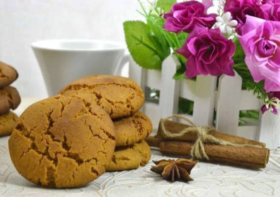 Медовое печенье с корицей