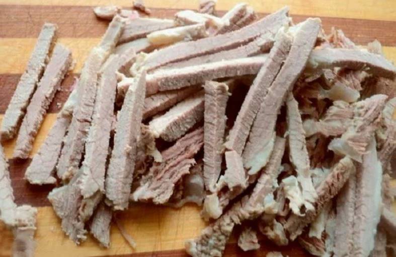 Салат «Башкирская красавица» с говядиной