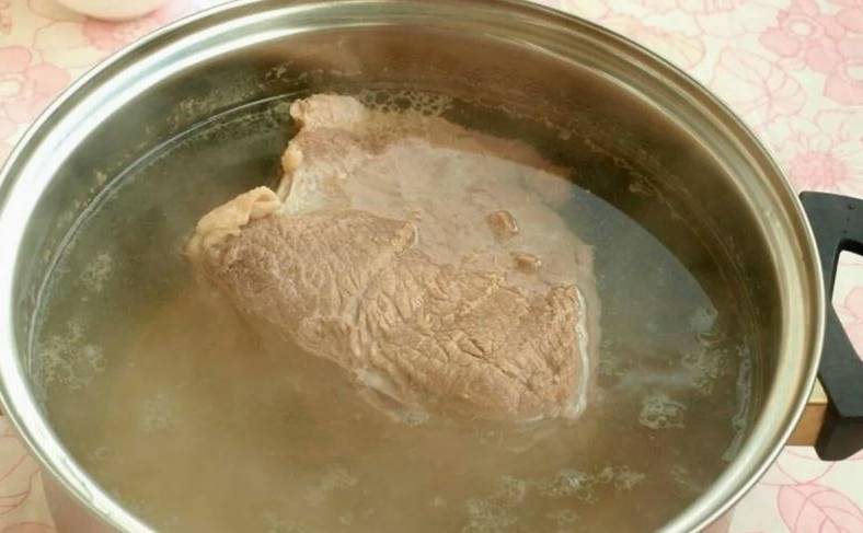 Салат «Башкирская красавица» с говядиной