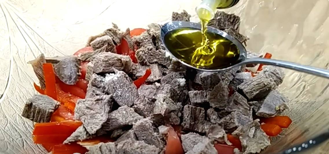 Салат с говядиной «Будапешт»