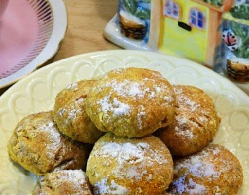 Печенье из тыквы и овсяных хлопьев
