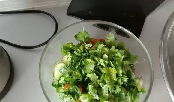 Овощной салат без мяса