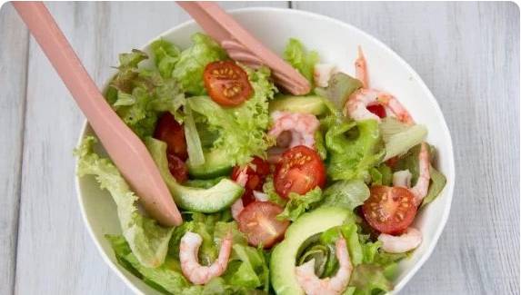 ПП салат с креветками