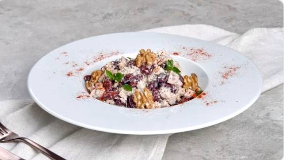 ПП салат с красной консервированной фасолью