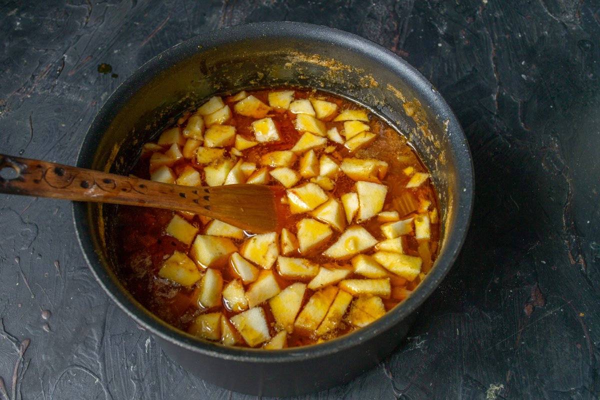 Куриный суп с макаронами и картошкой