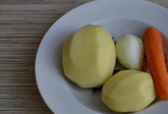 Суп-пюре с плавленым сыром и курицей