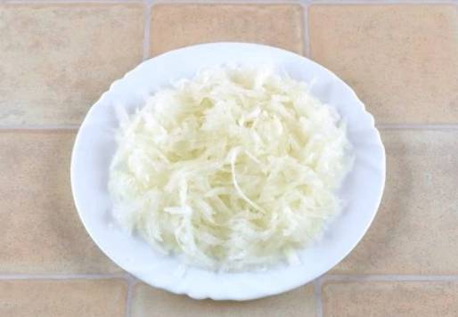 Салат из дайкона с мясом
