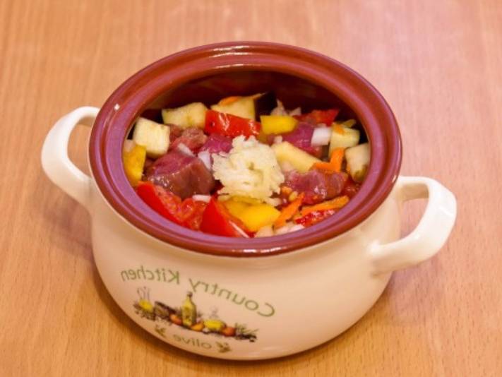 Суп с говядиной и овощами