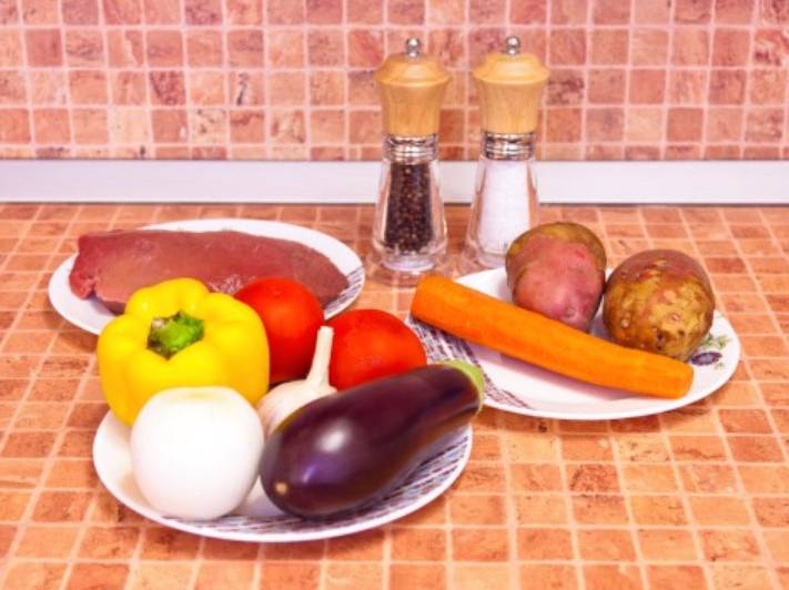 Суп с говядиной и овощами
