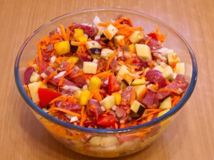 Суп с говядиной и овощами