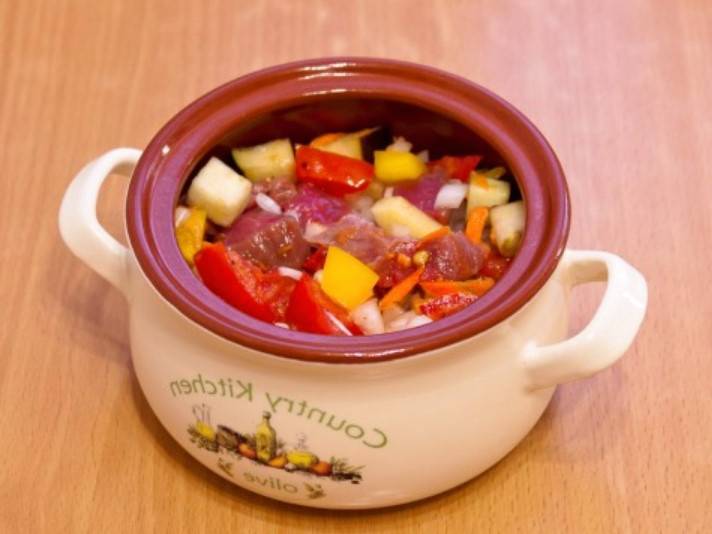 Суп с говядиной и овощами