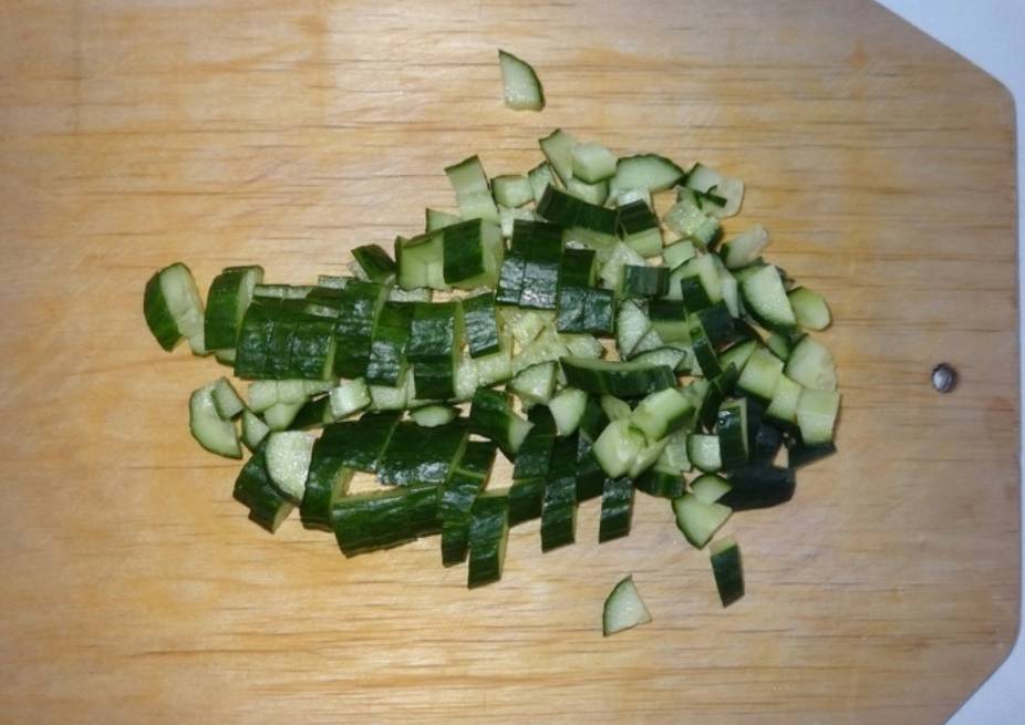 Салат с морепродуктами «Морской коктейль» в масле