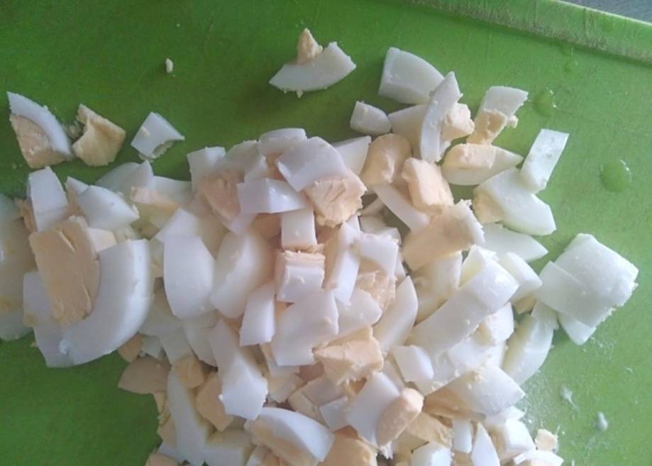 Салат «Глория» с крабовыми палочками