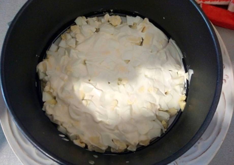 Салат «Глория» с крабовыми палочками
