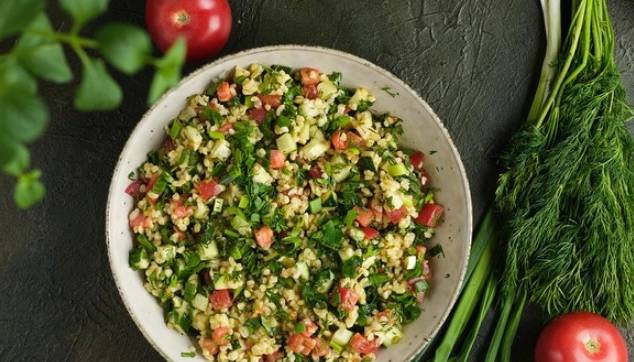 Овощной салат с маслом