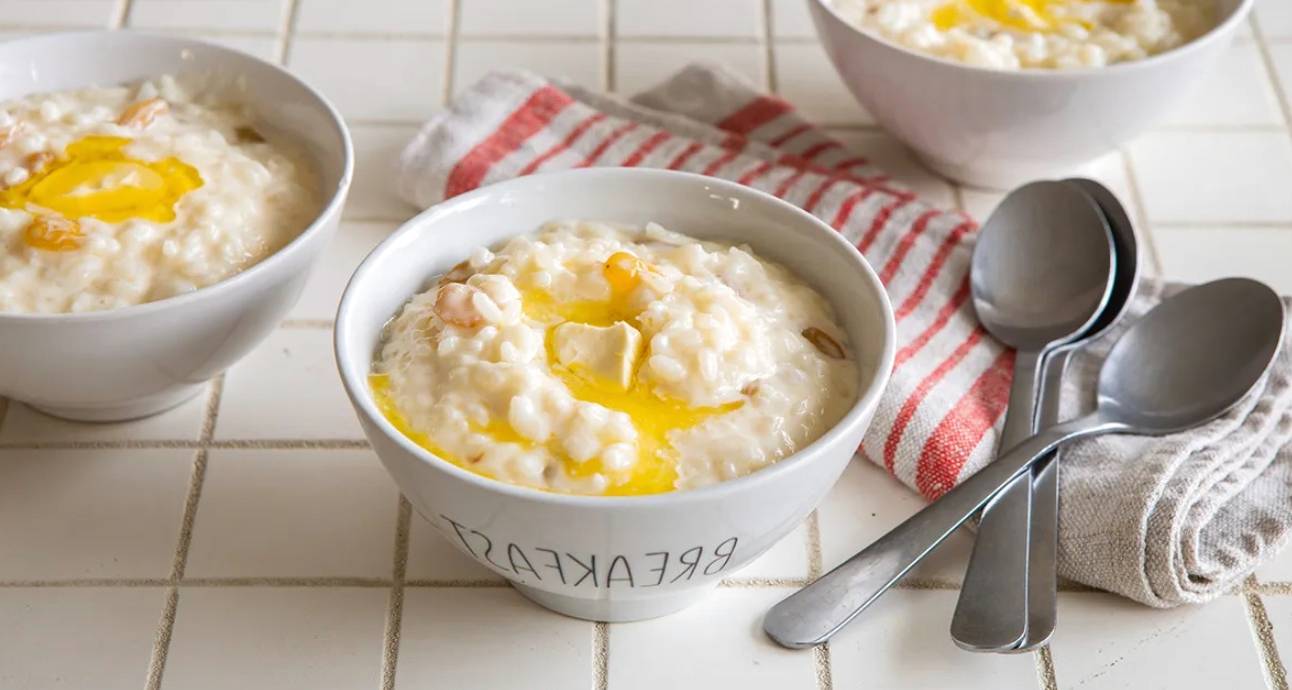 Рисовая каша с изюмом