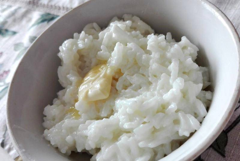 Рисовая каша на молоке, как в детском саду