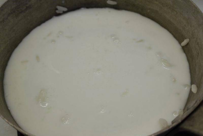 Рисовая каша на молоке, как в детском саду