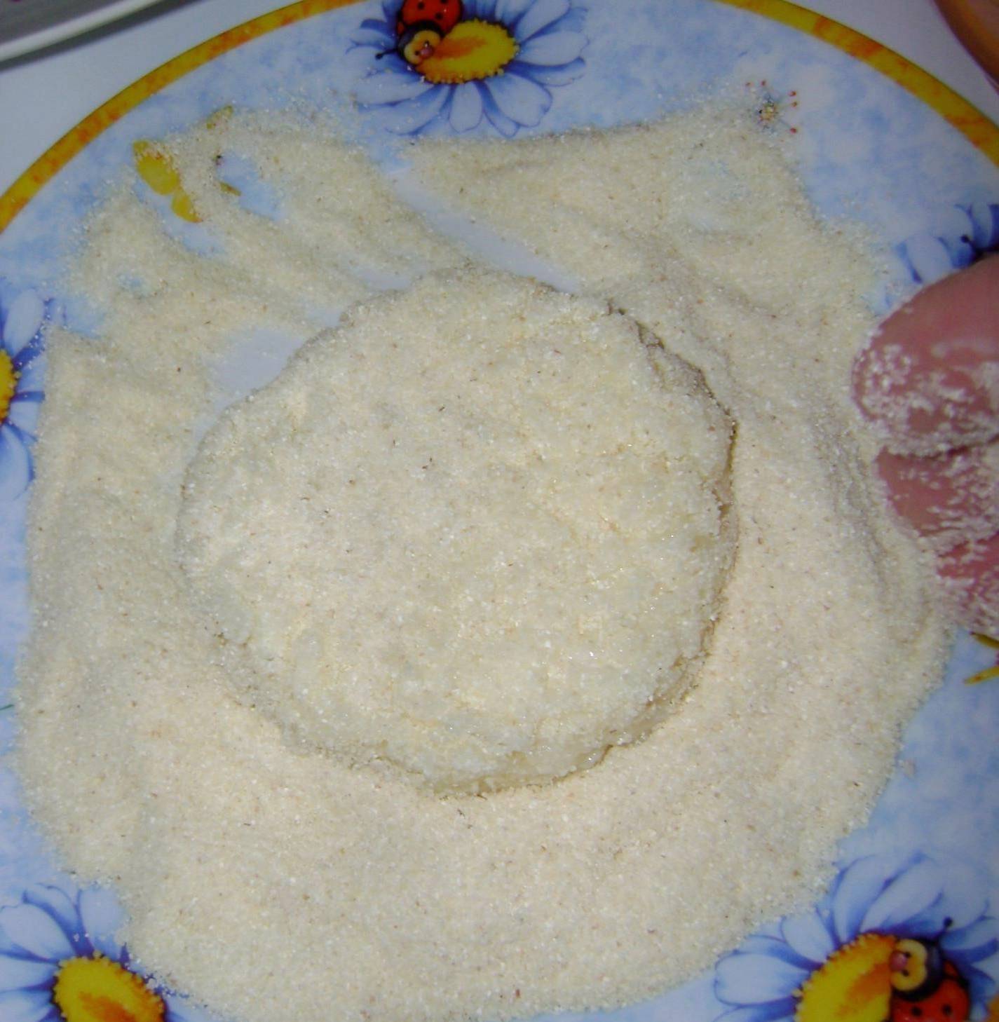 Биточки из рисовой каши