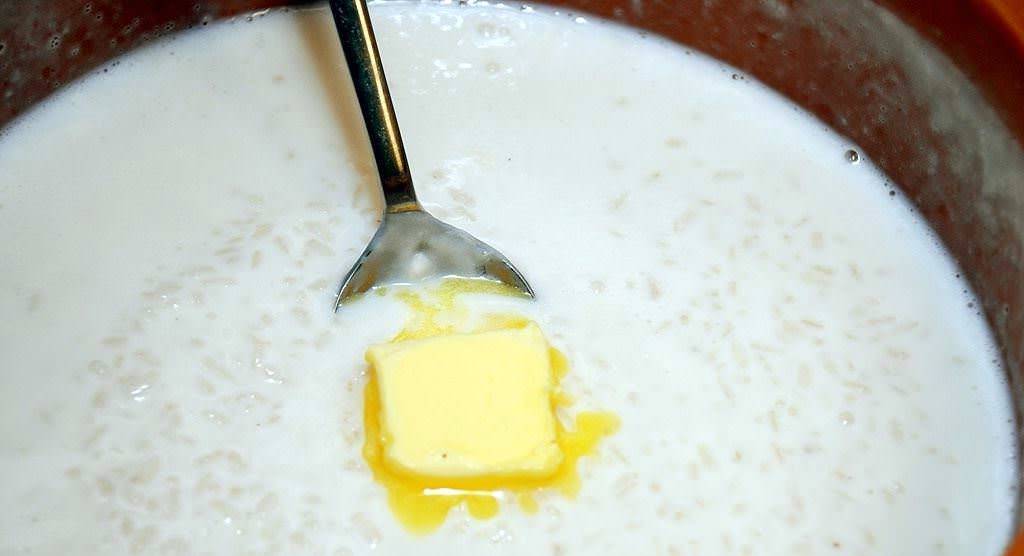 Рисовая каша на молоке на 2 порции