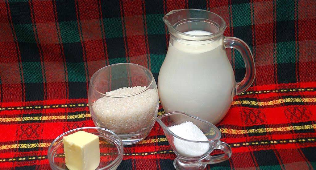 Рисовая каша на молоке на 2 порции